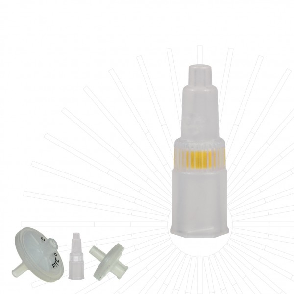 Spritzenfilter / Spritzenvorsatzfilter, Cellulose Mischester, Ø 4 mm, Pore 0.2 µm, nicht steril, 100