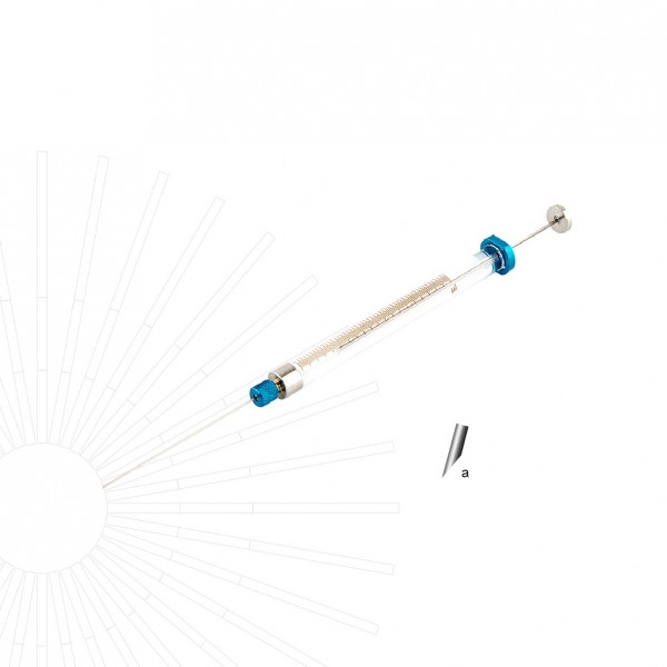 Syringe for manual use, 100 µl, gastight, remov. needle, PTFE (matches Hamilton 81030)