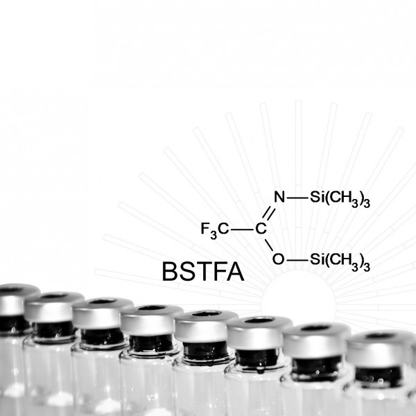 N,O-Bis(trimethylsilyl)trifluoroacetamide (BSTFA), 5 x 10 mL