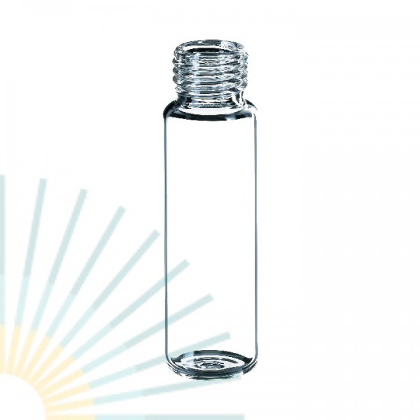 20ml Fein-GW-Flasche, 75,5 x 22,5mm, Klarglas, gerundeter Boden (f. magnet. SK)